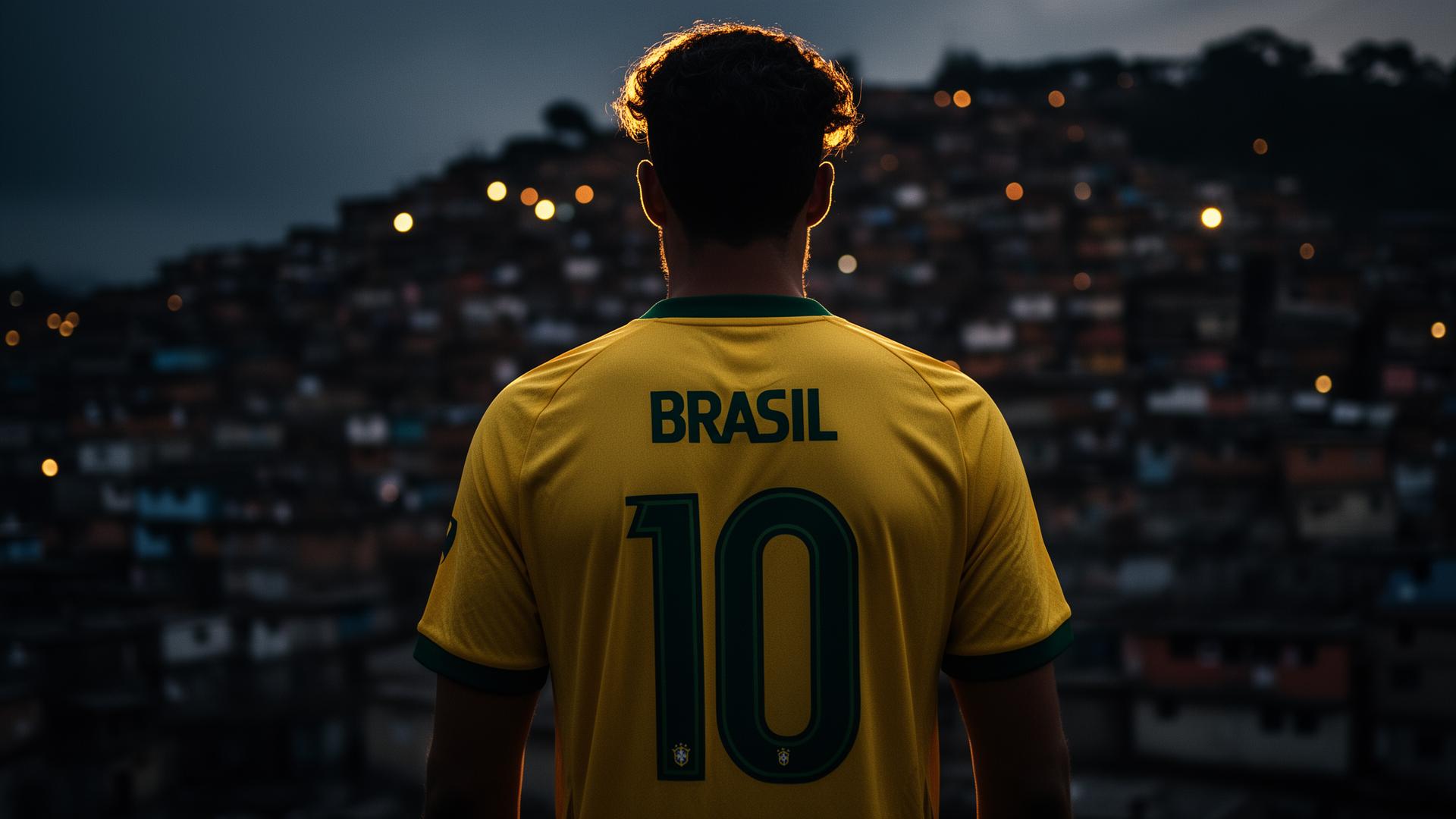Football culture lifestyle scene at dusk